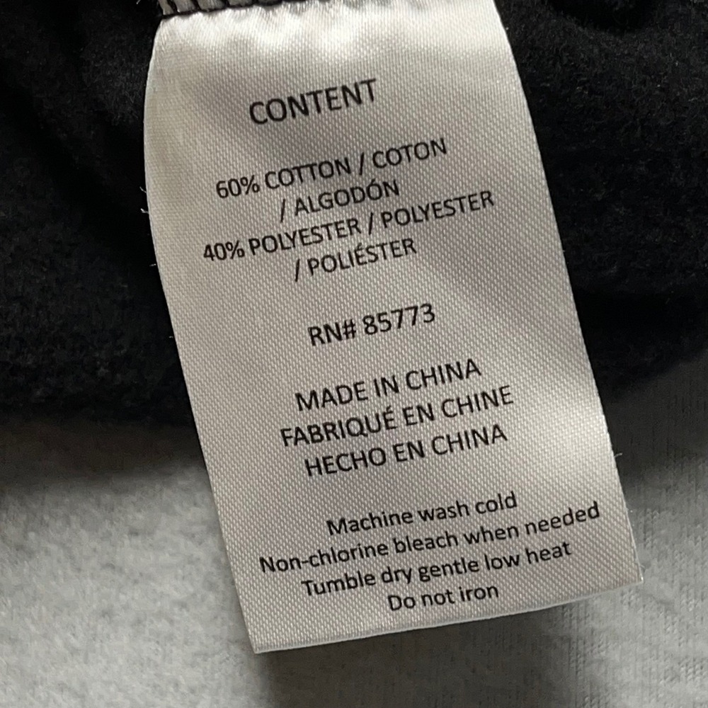 O'Neill Skeleton Graphic Hoodie Black Long Sleeve‎ Standard Fit Men's Size L - Picture 9 of 10